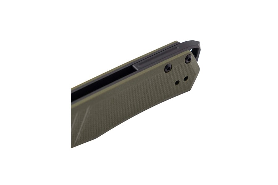 TEKTO KNIVES F1 Alpha Folding Pocket Knife with OD Green G10 Handle